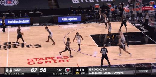 20210222篮网VS快船全场比赛攻防细节分析（下）