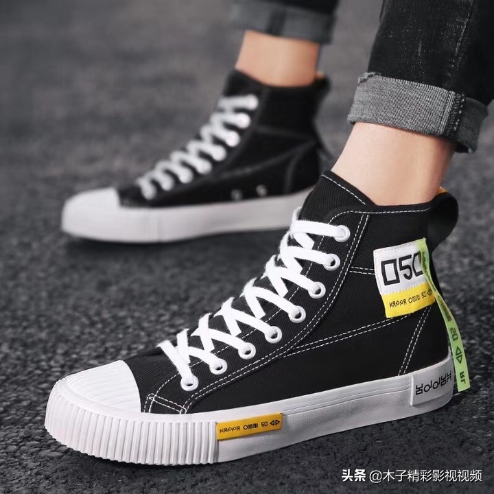 2022新款夏秋季男士板鞋ins,2021帆布鞋男百搭板鞋