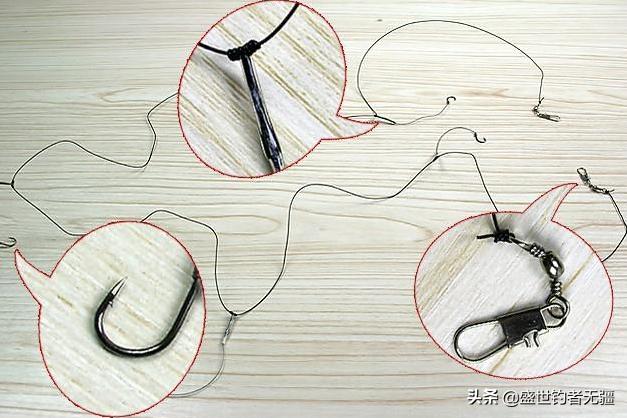 在家自己绑最灵敏防缠绕串钩绑法,钓鱼技巧利用牙签绑串钩实用简单