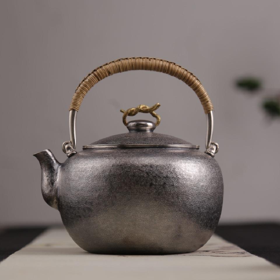 银壶泡茶初学者入门,入门银壶