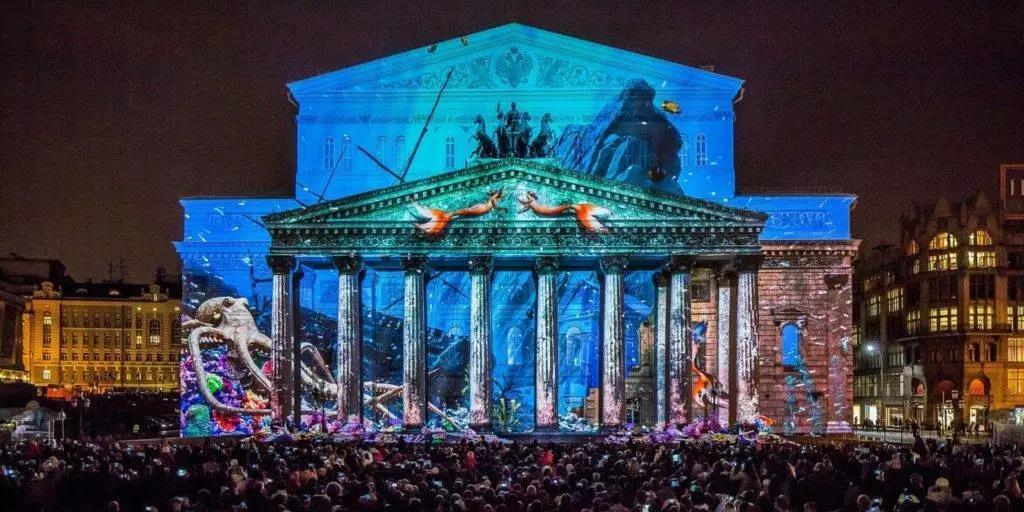 Instagram的光之森林，全球最大型的投影艺术比赛，目不暇接