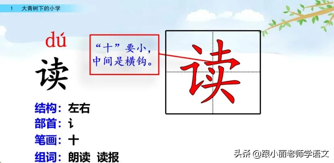 大青树下的小学重要背诵内容,大青树下的小学重点知识点