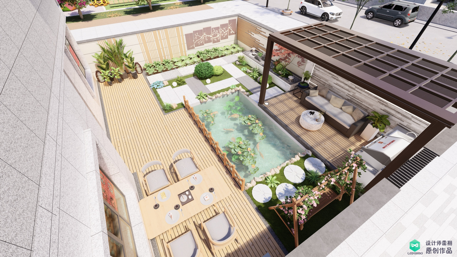 农村小院改造简单实用小花园,家庭小院小花园改造