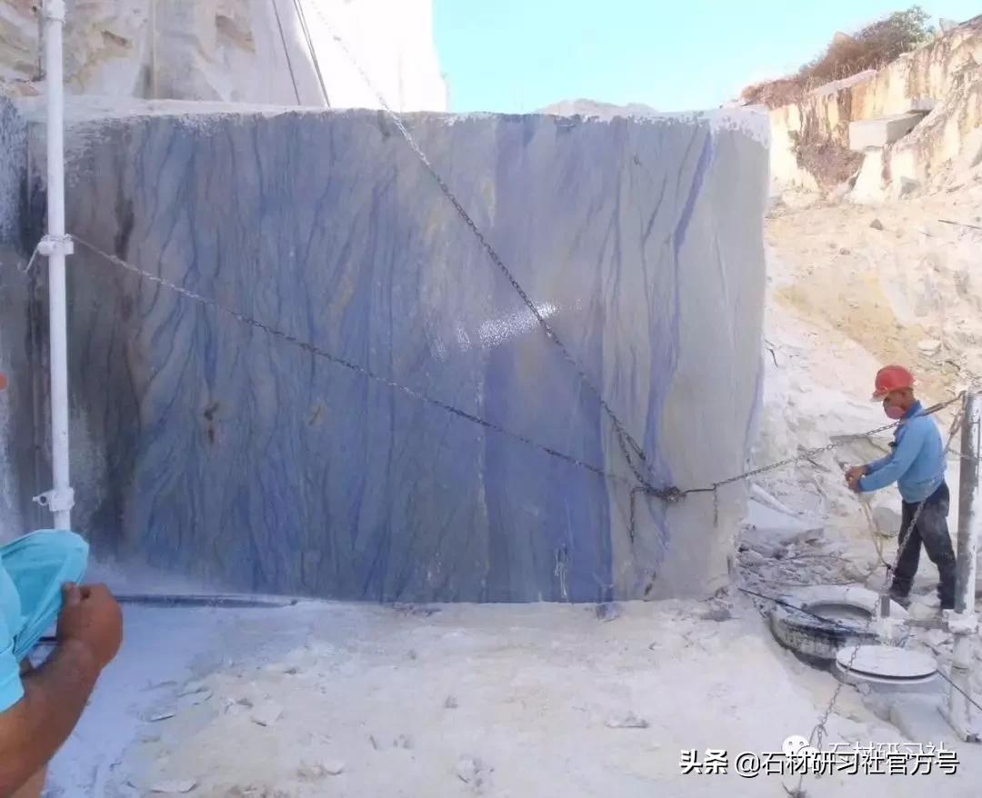 石材蓝色经典,经典蓝石材