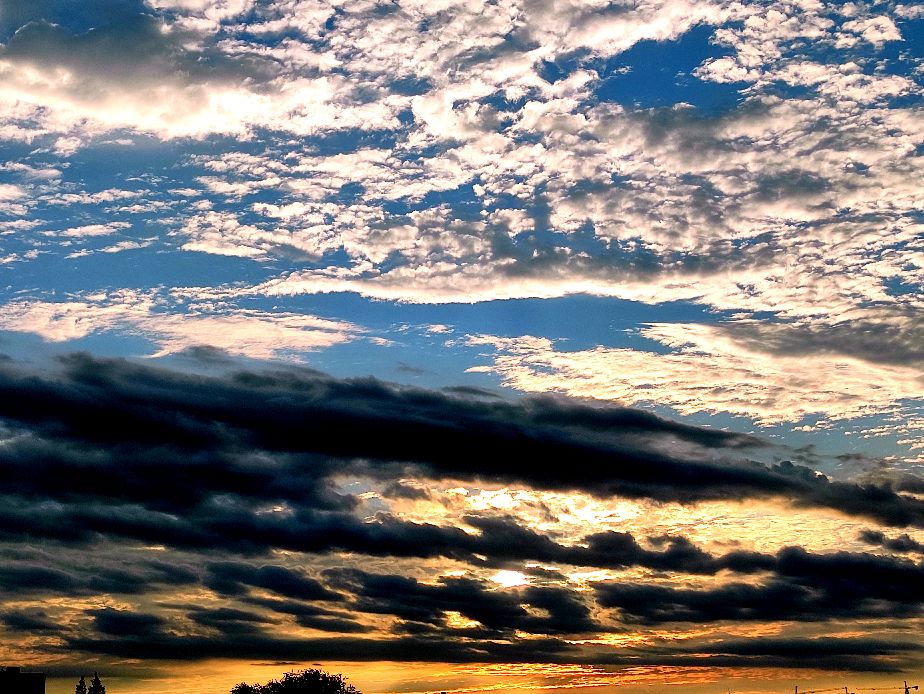 雨后的夕阳无限美图片,雨后的夕阳很美