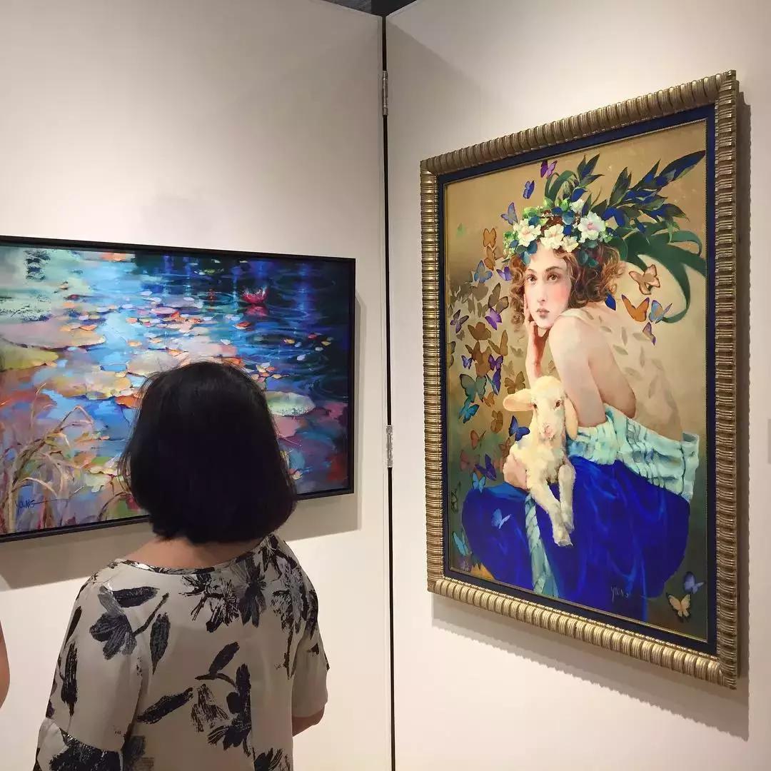 三个画家笔下的雪景,三位油画家的风景画