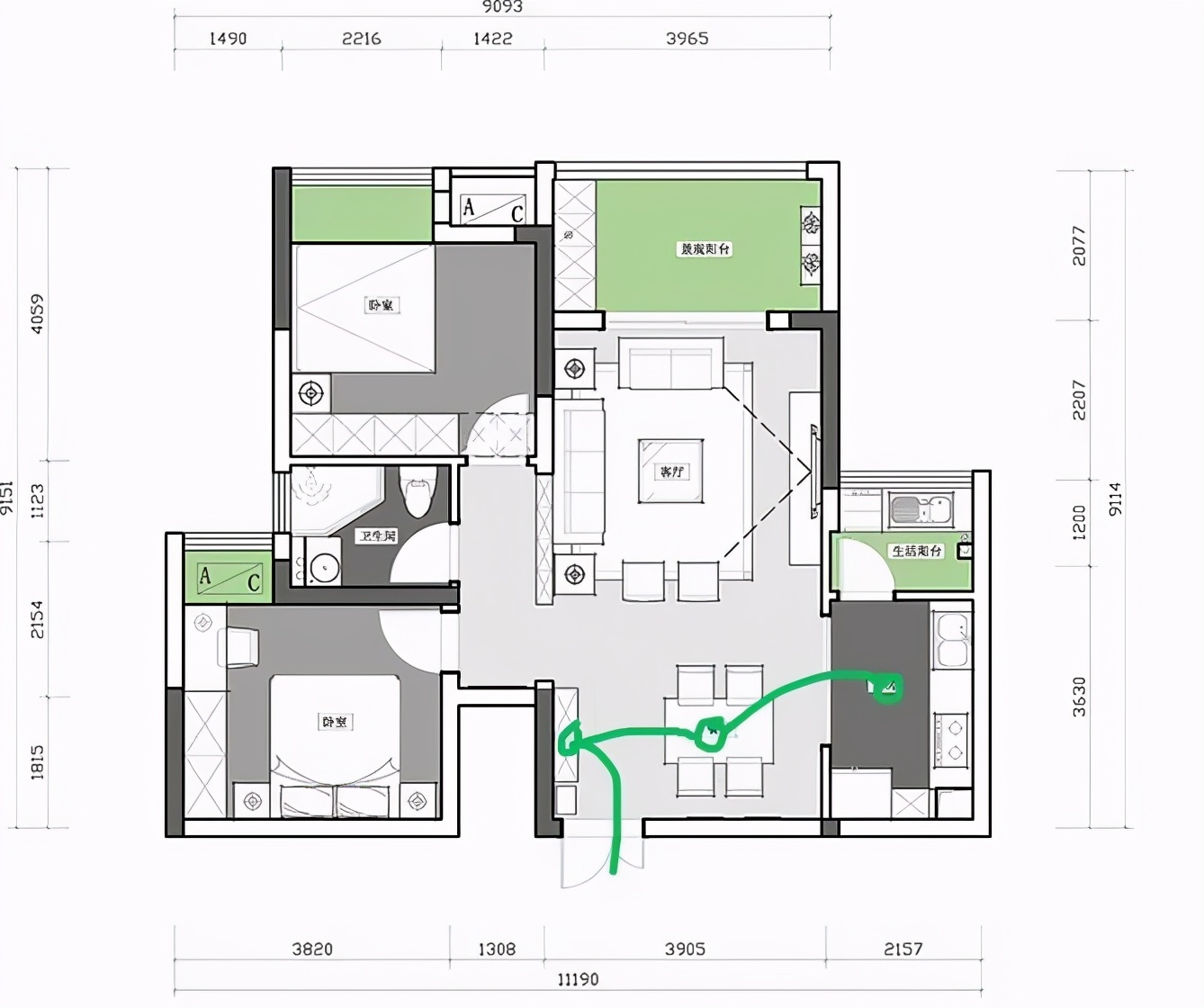 家居动线布局视频,家居整理动线规划设计