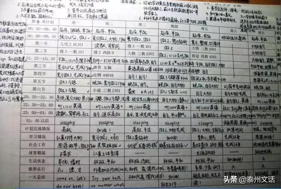 大家的作息表,每日作息时间安排表上班族