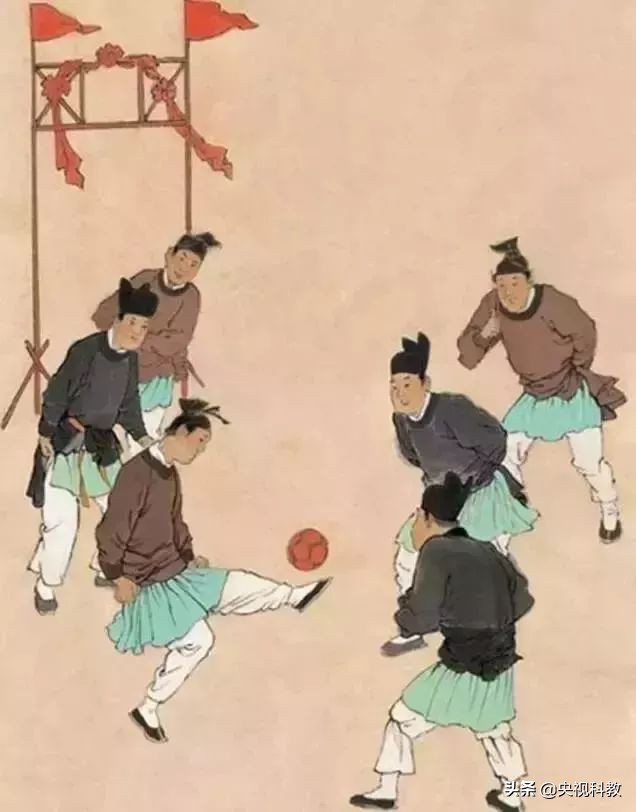 蹴鞠宋朝玩法,宋代蹴鞠有球门嘛
