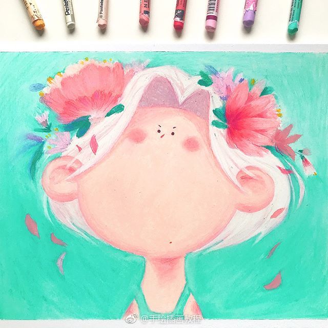 惊艳油画棒作品,超美油画棒作品