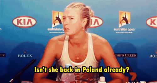 莎拉波娃经典语录,莎拉波娃嘴炮