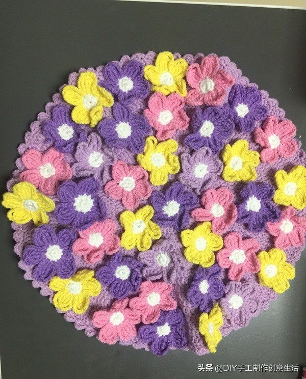 美轮美奂的钩编坐垫,怎样钩编各种坐垫