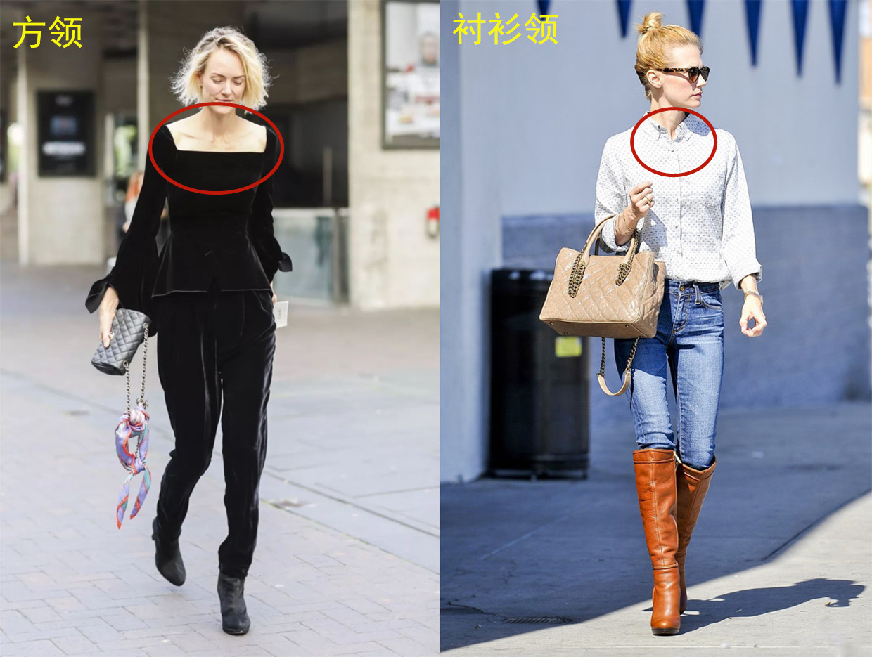 不同脸型与衣领的搭配,不同脸型穿什么衣服的领子