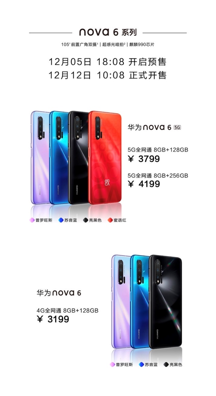 华为nova6128g麒麟990跑分,麒麟990nova6