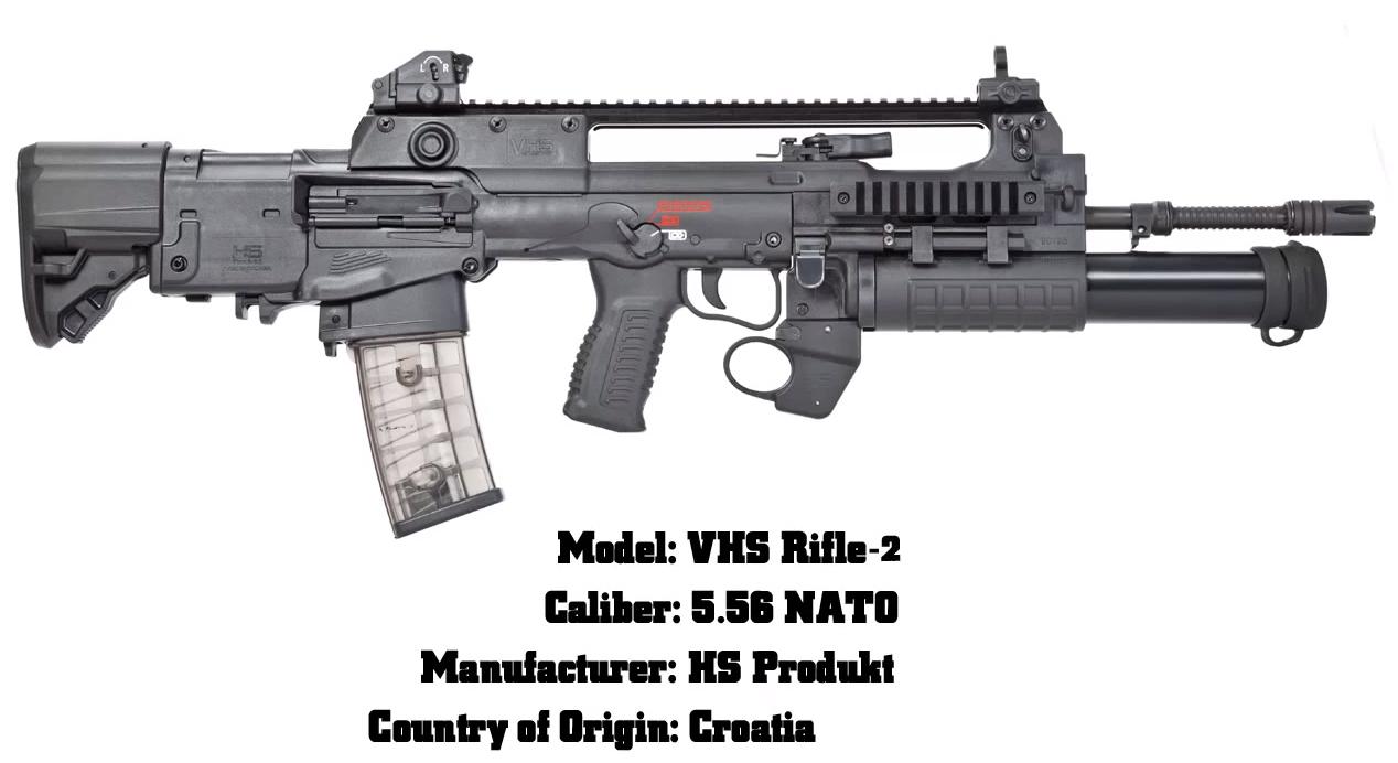 克罗地亚vhs2轻武器,法玛斯vhs2魔改