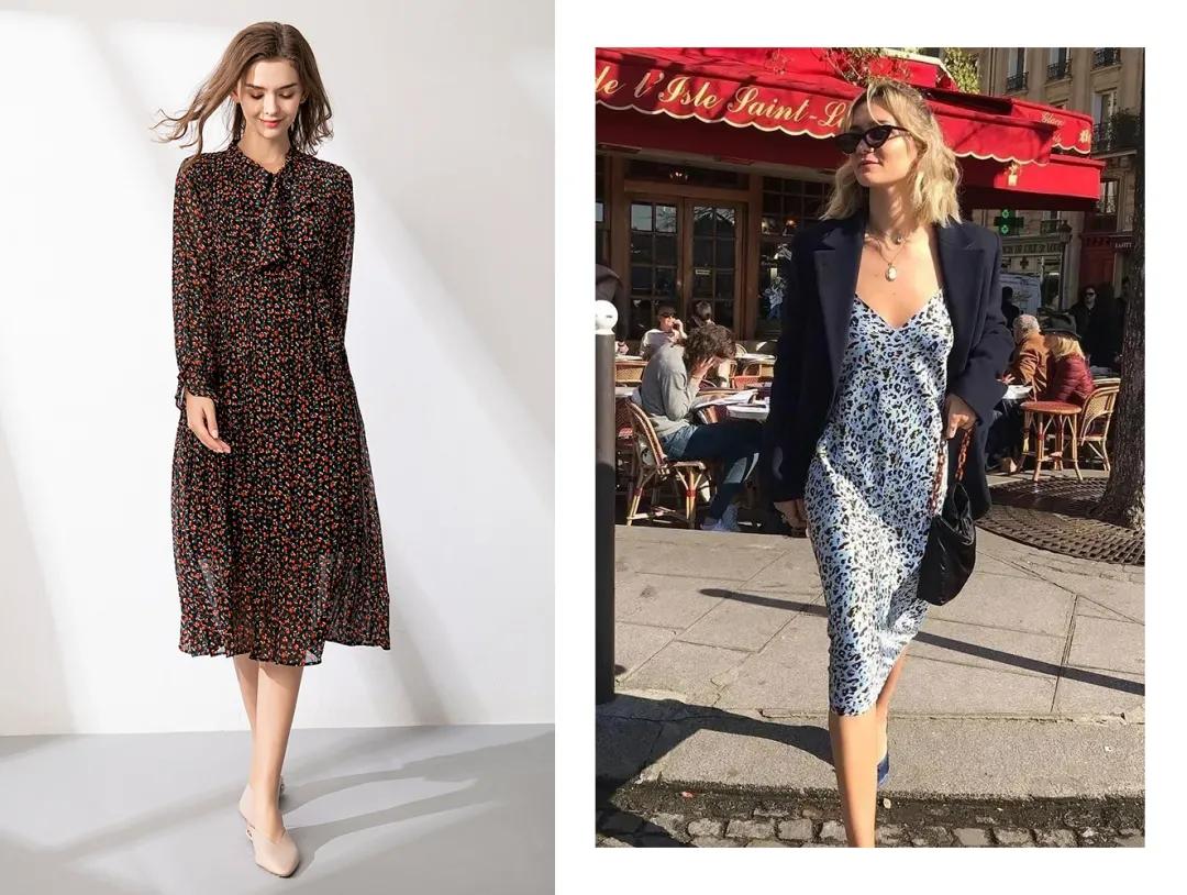 碎花裙这样选好看又显气质,浪漫碎花裙