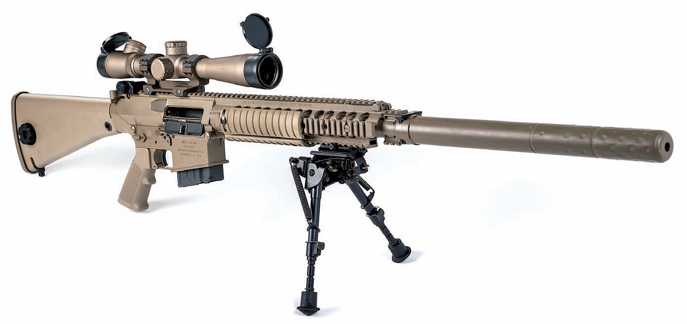 m110sass半自动狙击步枪,美军m110a1狙击步枪