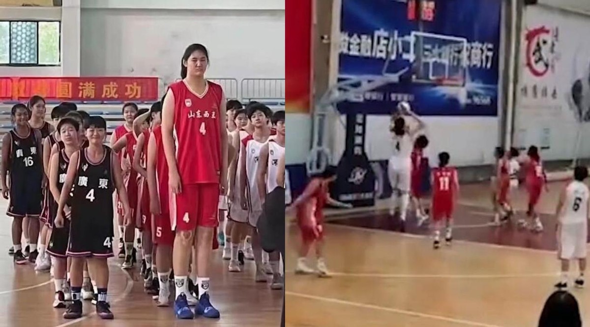 15岁女孩身高2米26超过姚明,15岁少女身高堪比姚明