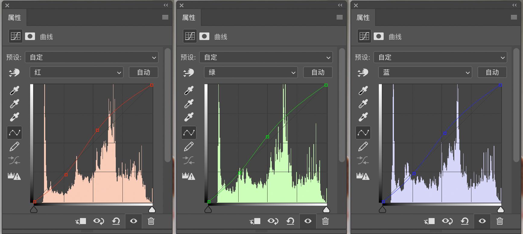 怎么用曲线调整效果图,怎么做出胶片滚动的效果