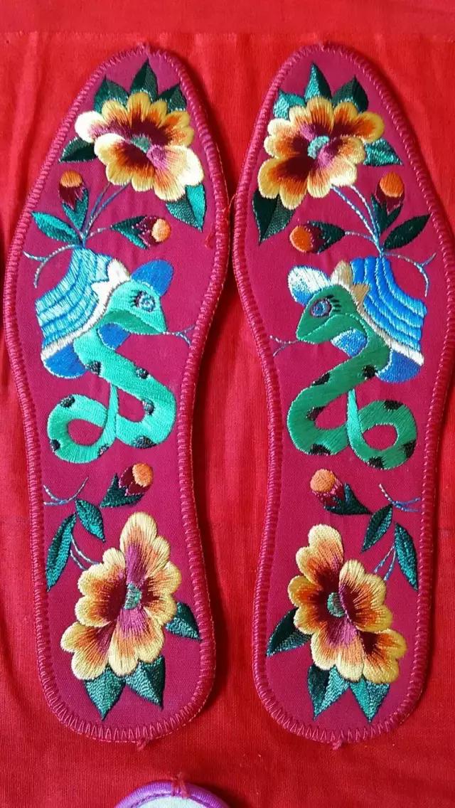 指尖飞舞鞋垫,100款惊艳手工鞋垫