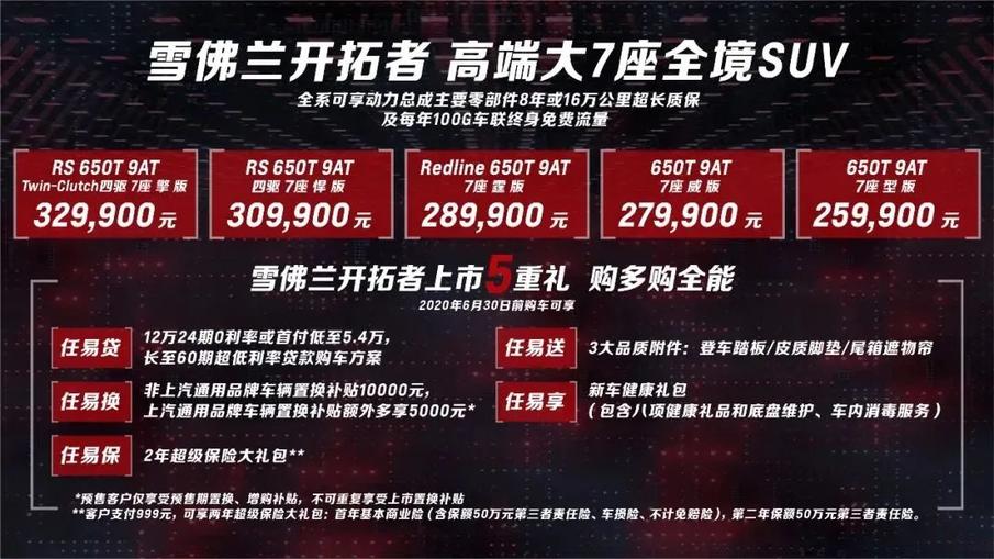 雪佛兰开拓者2022纪念版,雪佛兰开拓者2020风尚