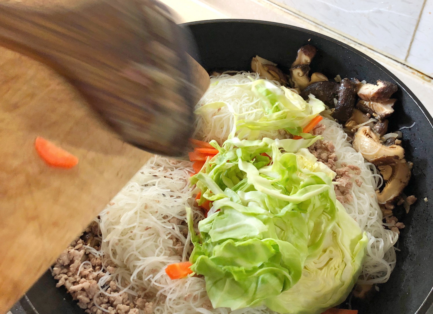 台湾炒米粉,台湾街头美食炒米粉