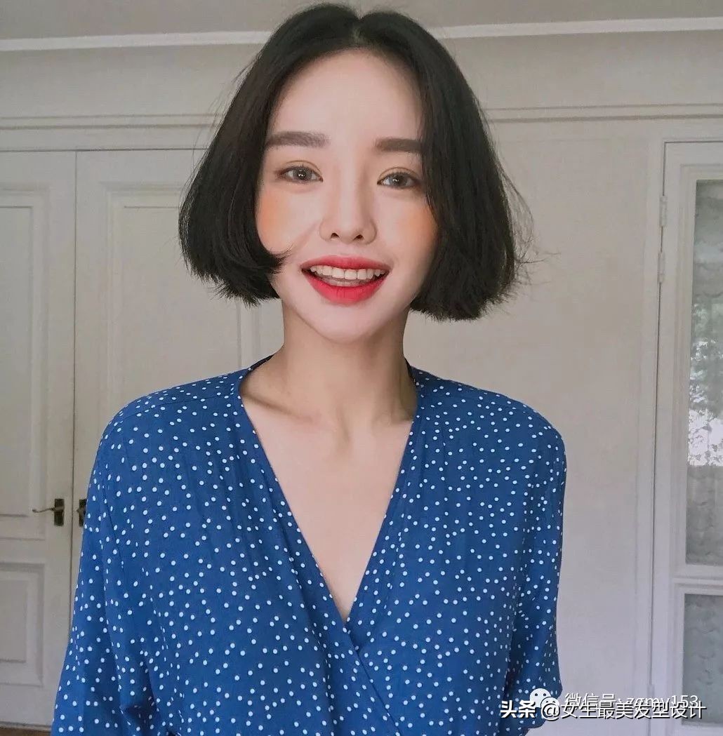 少女心爆棚的中短发,学生党能扎起来的短发推荐