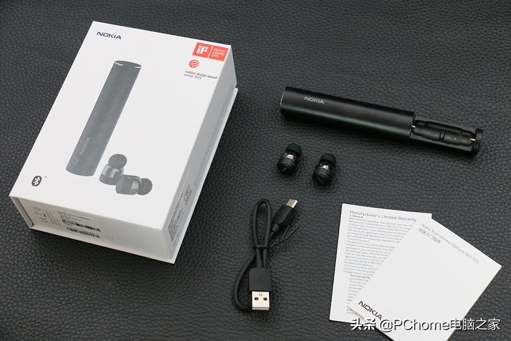 NokiaBH-705耳机开箱：口红设计精致简约