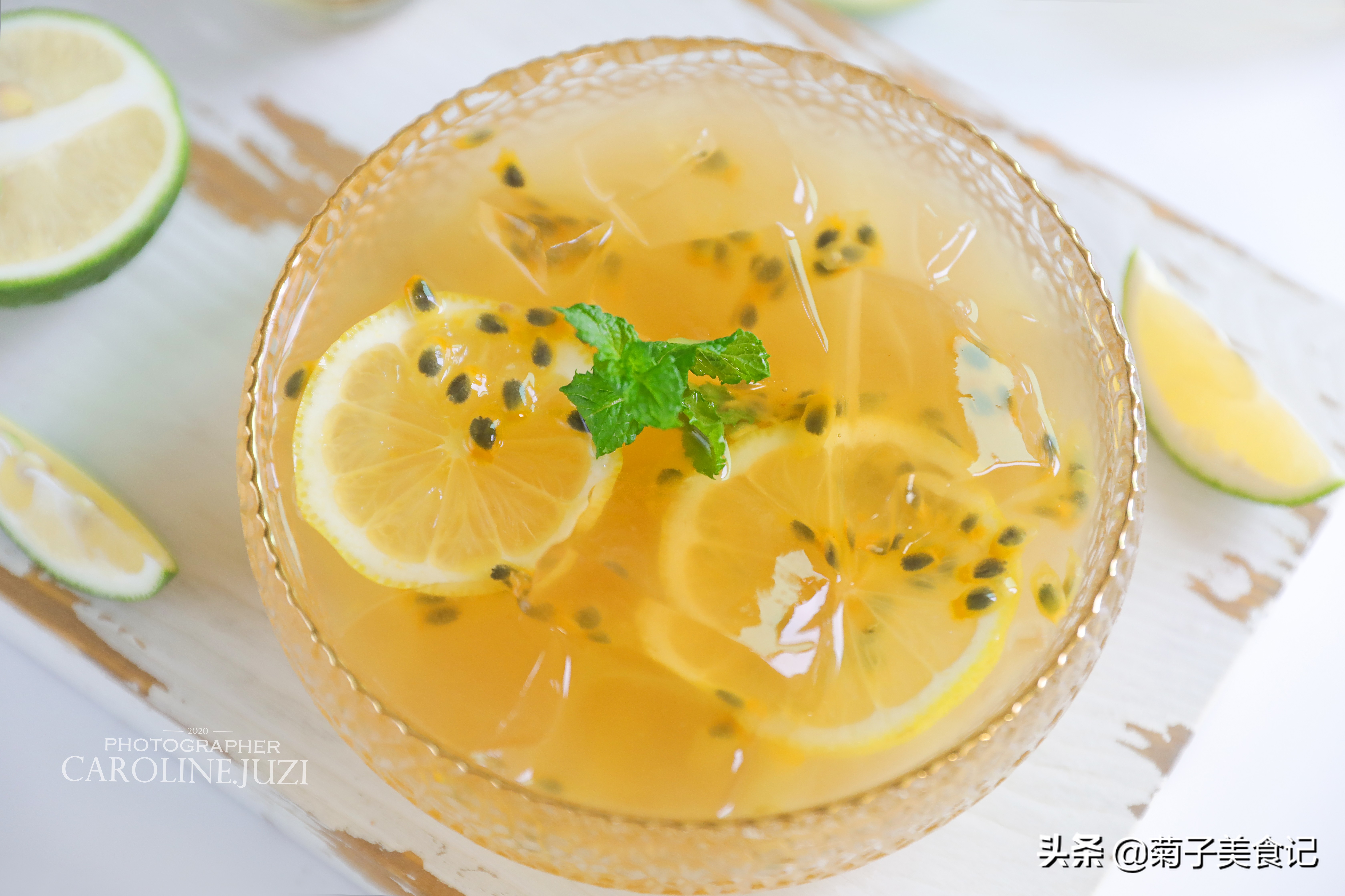 这款蜂蜜柠檬爱玉冻，冰冰凉凉酸甜可口，不愧是宝岛名小吃