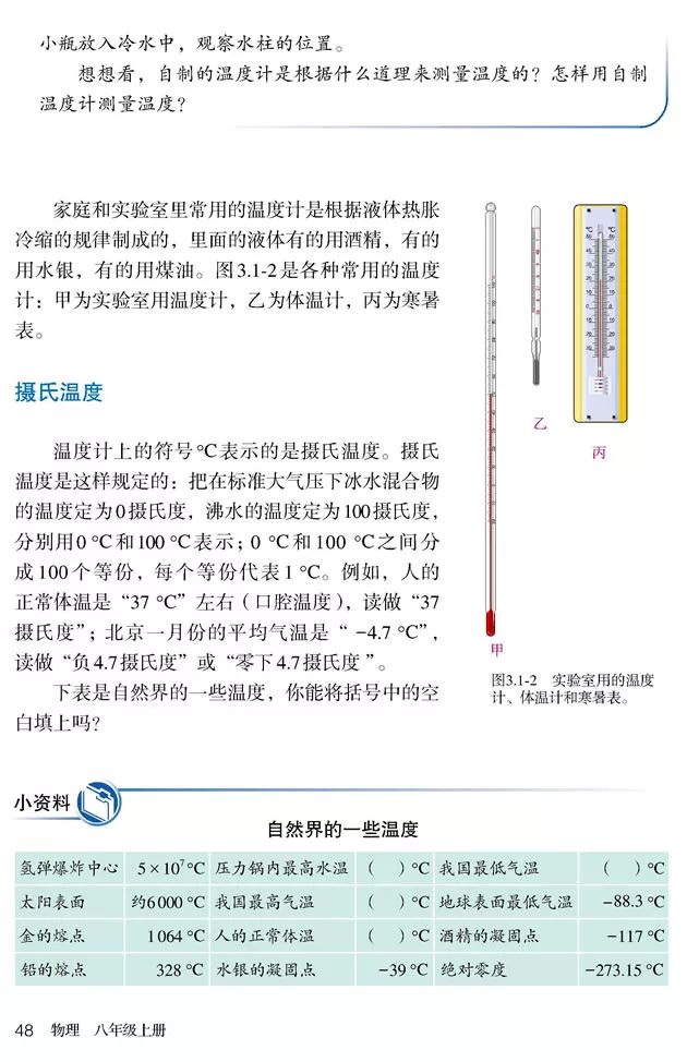 人教版八年级上册物理书暑假预习,初二上册物理预习合集