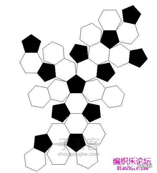 儿童足球帽编织方法,毛线足球钩针教程