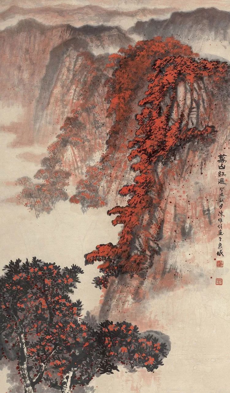 陈良宗山水画作品欣赏,陈家振山水画作品欣赏