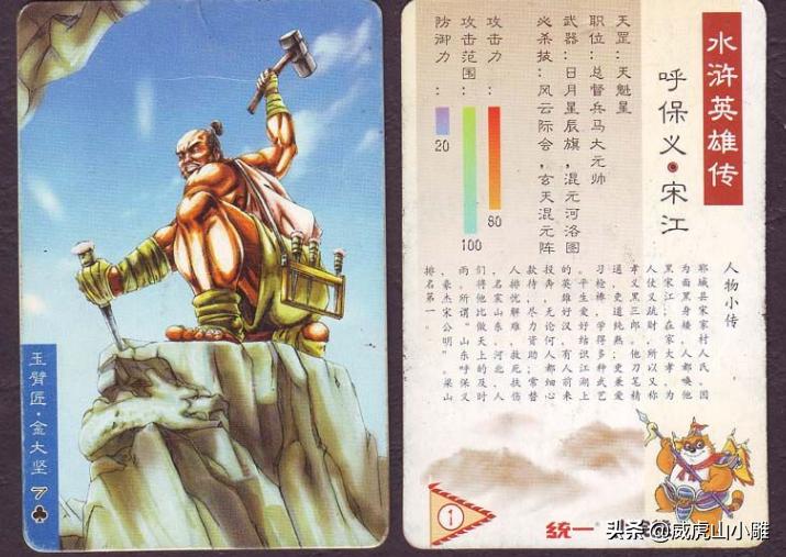 水浒卡最可怕的人物,水浒卡是哪一年的