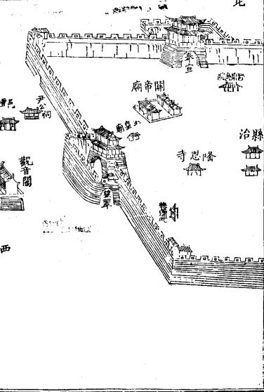 清朝时期的太原,太原市清朝时期地图