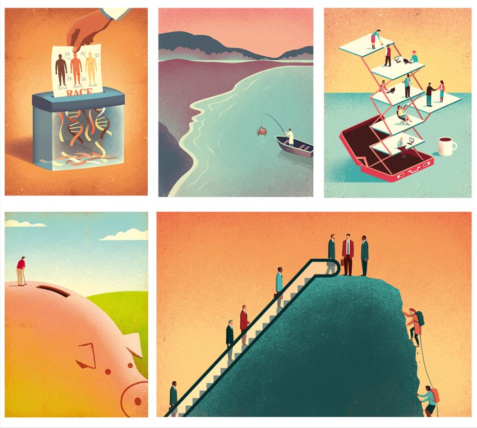 顶级插画作品插画师进阶必备,学会这一点你就离巅峰又近了一步