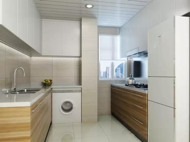 家庭洗衣房设计方案,楼梯下空间设计成洗衣房