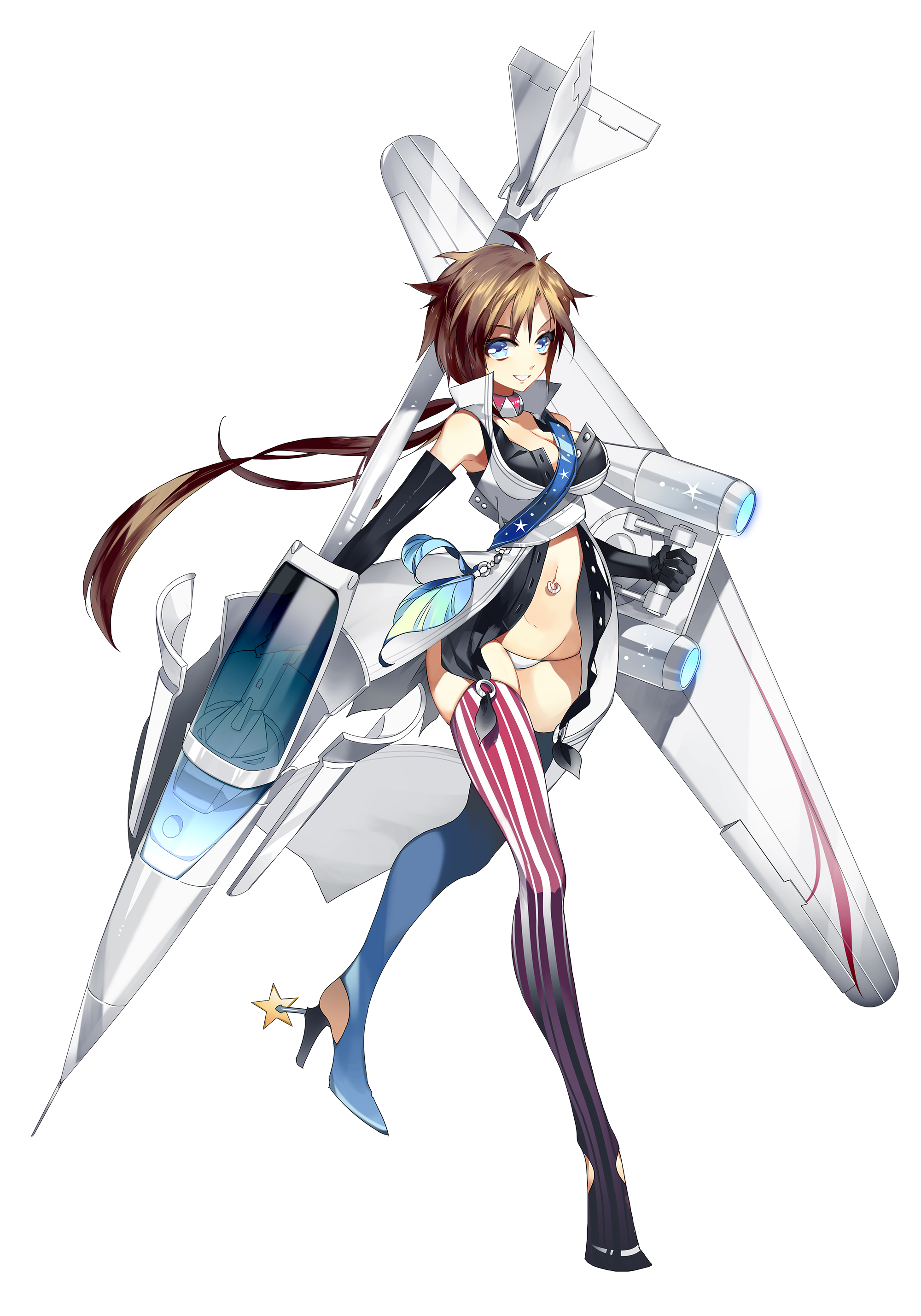 《苍穹战线》超过百种萌点各异的机娘，精美立绘原画插画卡牌欣赏