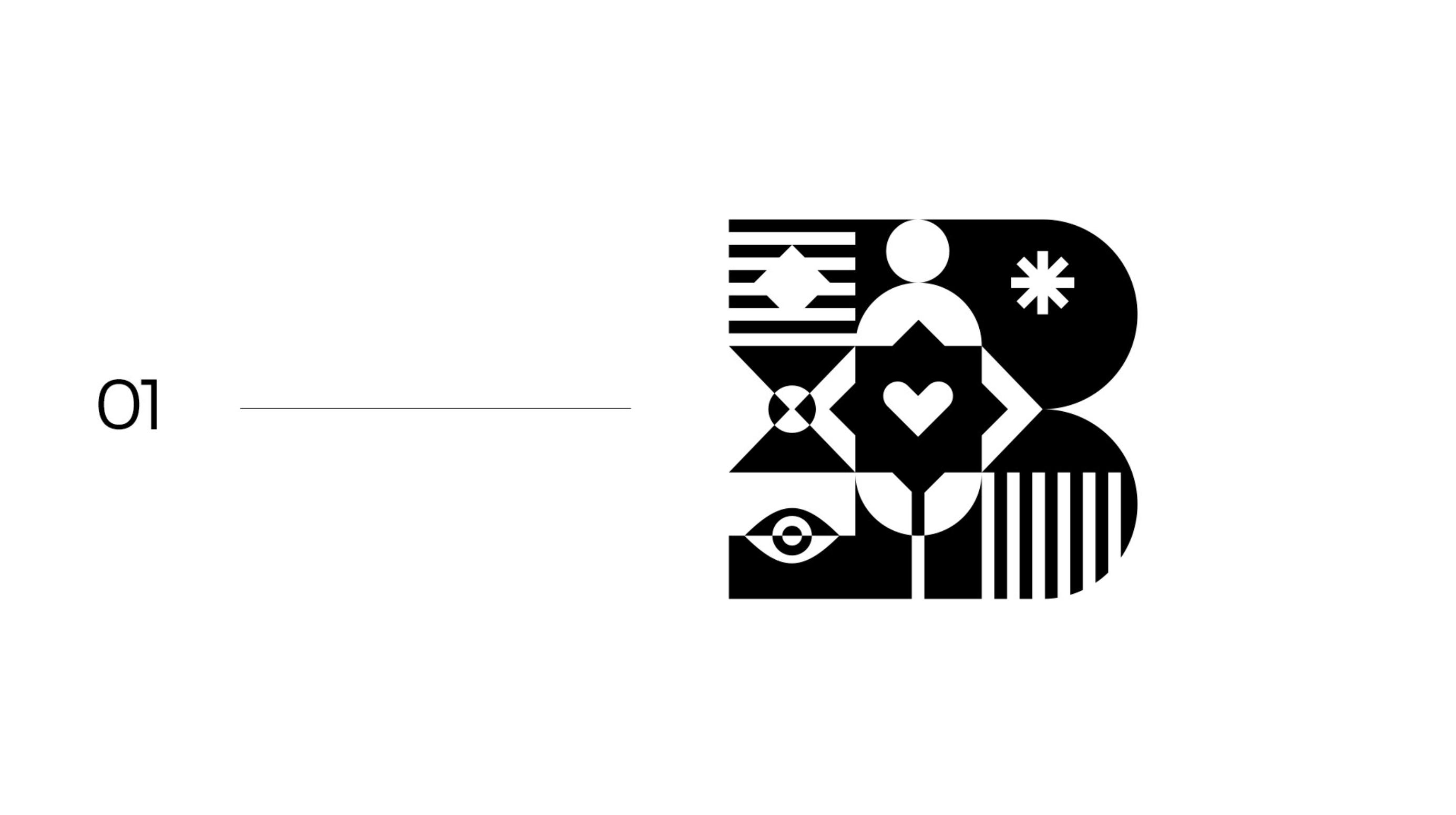 简单有设计感的图案,简单组合图形的精美图案