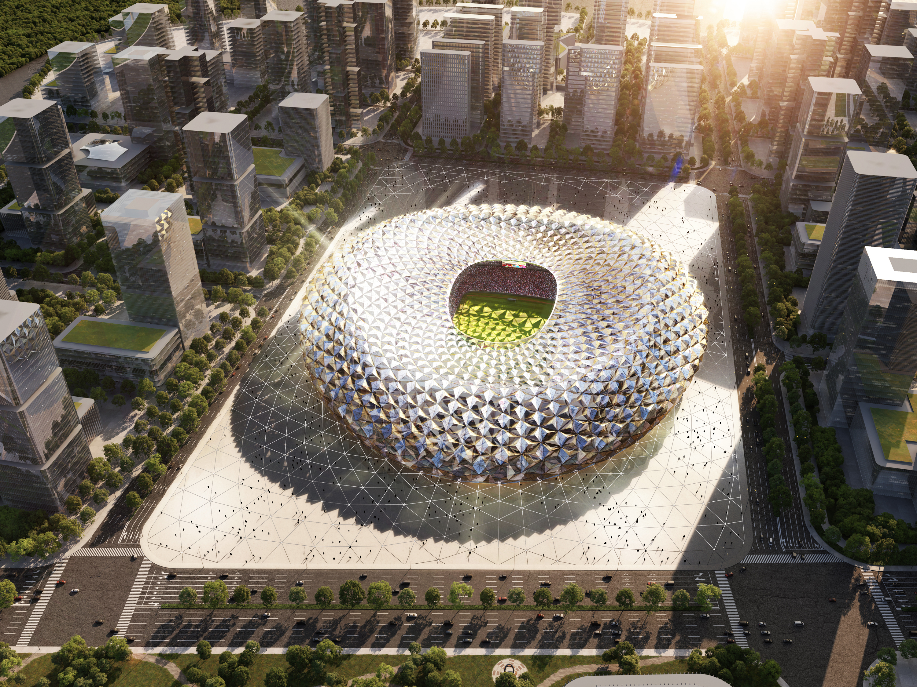 恒大新球场方案出炉,恒大再建两座8万人球场谁用