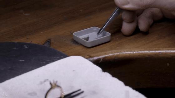 螺丝做钻戒,用螺母制作一个钻戒