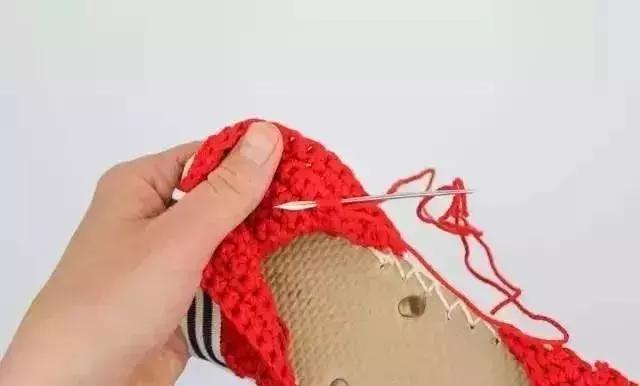 夏天钩的凉鞋,钩一款金鱼休闲凉鞋