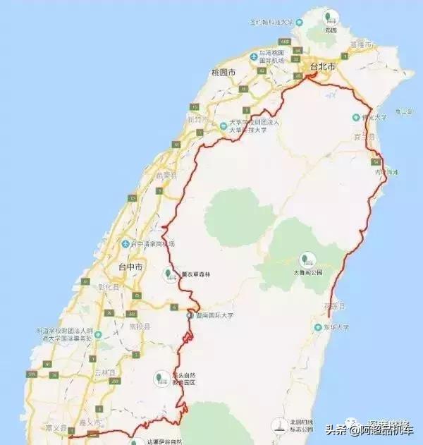 台湾环岛摩旅多少公里,摩旅台湾环岛路线攻略