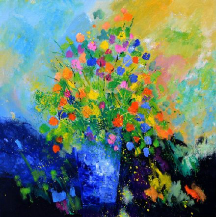 国外大师教新手画简单的抽象画，12幅创意涂刷……别样紫色