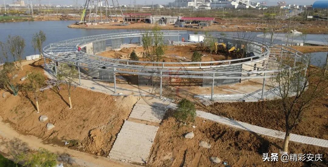 航拍张湖公园！实探欢乐世界！摩天轮，大摆锤等项目新进展曝光