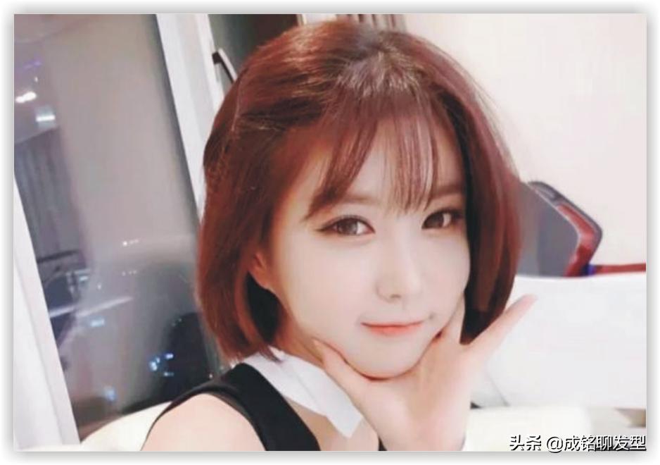 谁说圆脸不适合狼尾,圆脸短发不要刘海发型酷酷的