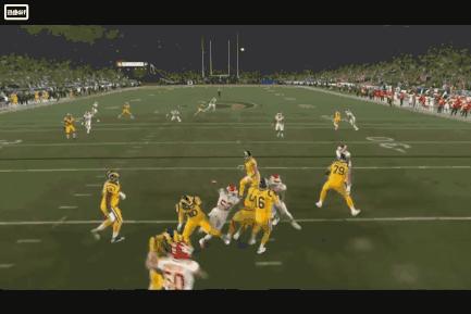 橄榄球nfl中锋怎么确定在哪开球,nfl美式橄榄球经典视频