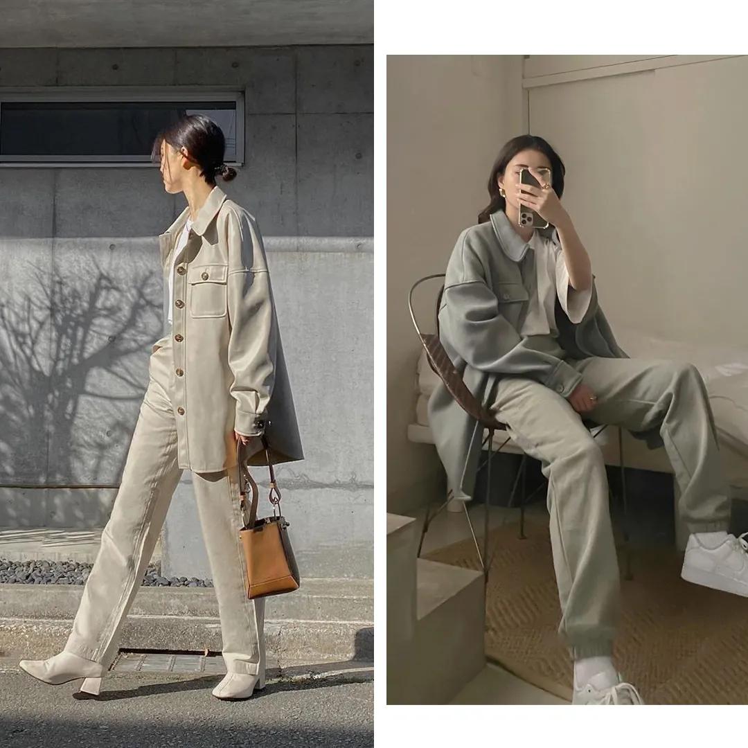 又暖和又酷的穿搭女,又一轮降温了保暖套装