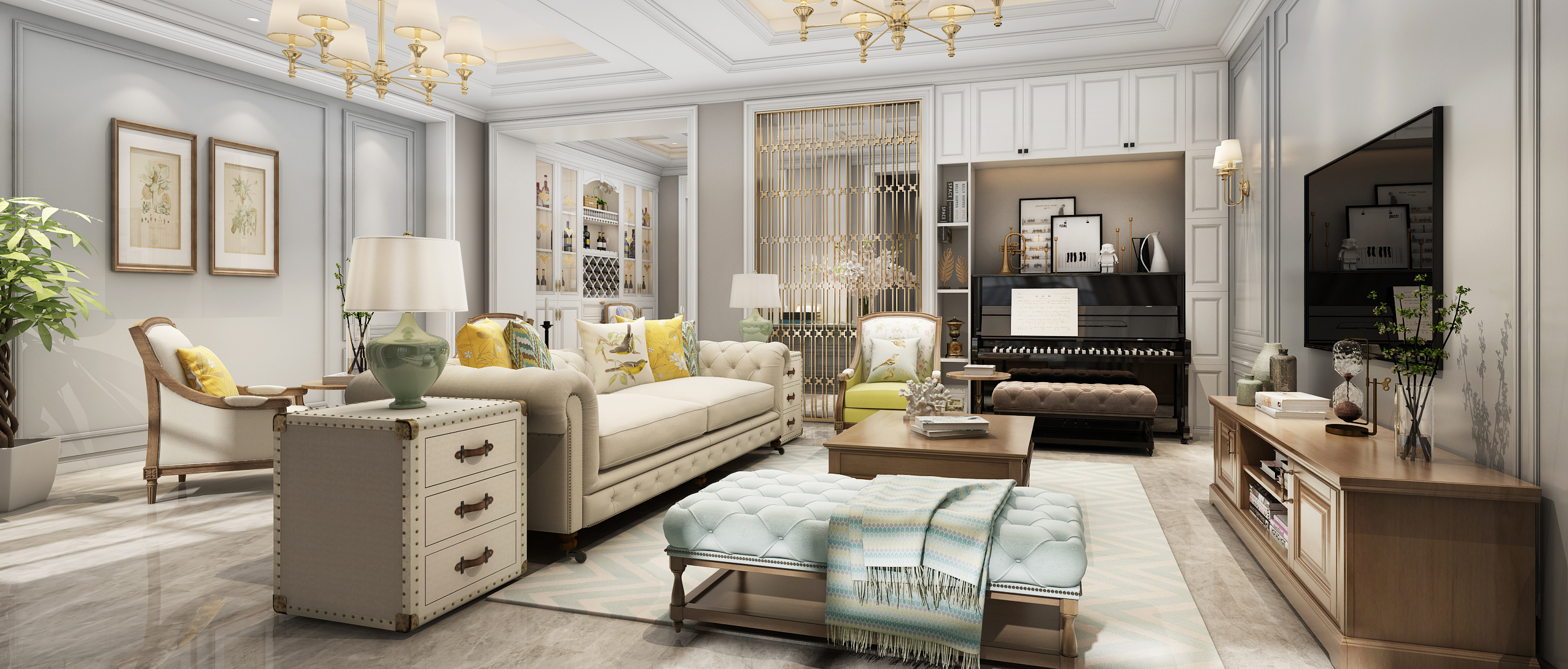 原木客厅电视柜什么样的好看,别墅客厅大板电视柜