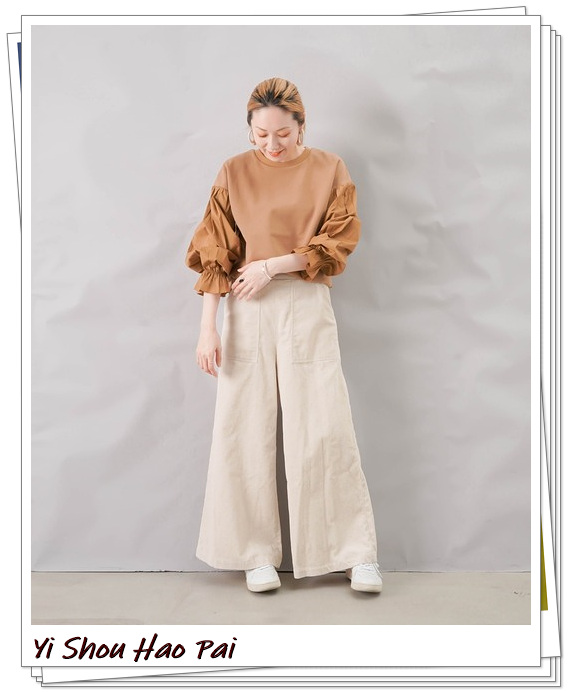 灯芯绒裤子颜色搭配,棕色灯芯绒裤子秋冬搭配