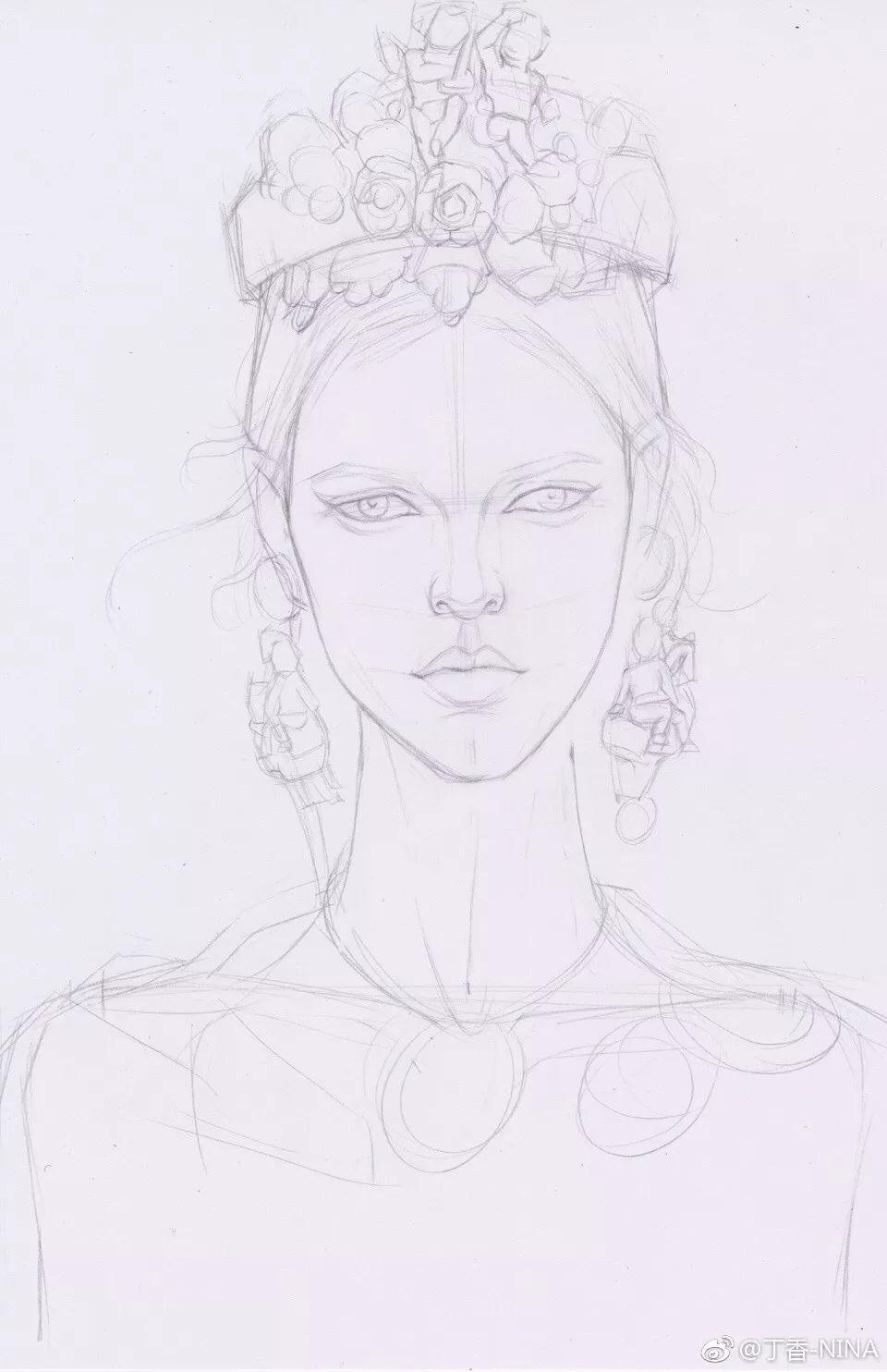 怎么用马克笔和彩铅画四大美人,马克笔与彩铅结合画法